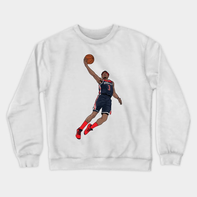 Bradley Beal Washington Wizards Crewneck Sweatshirt by xavierjfong